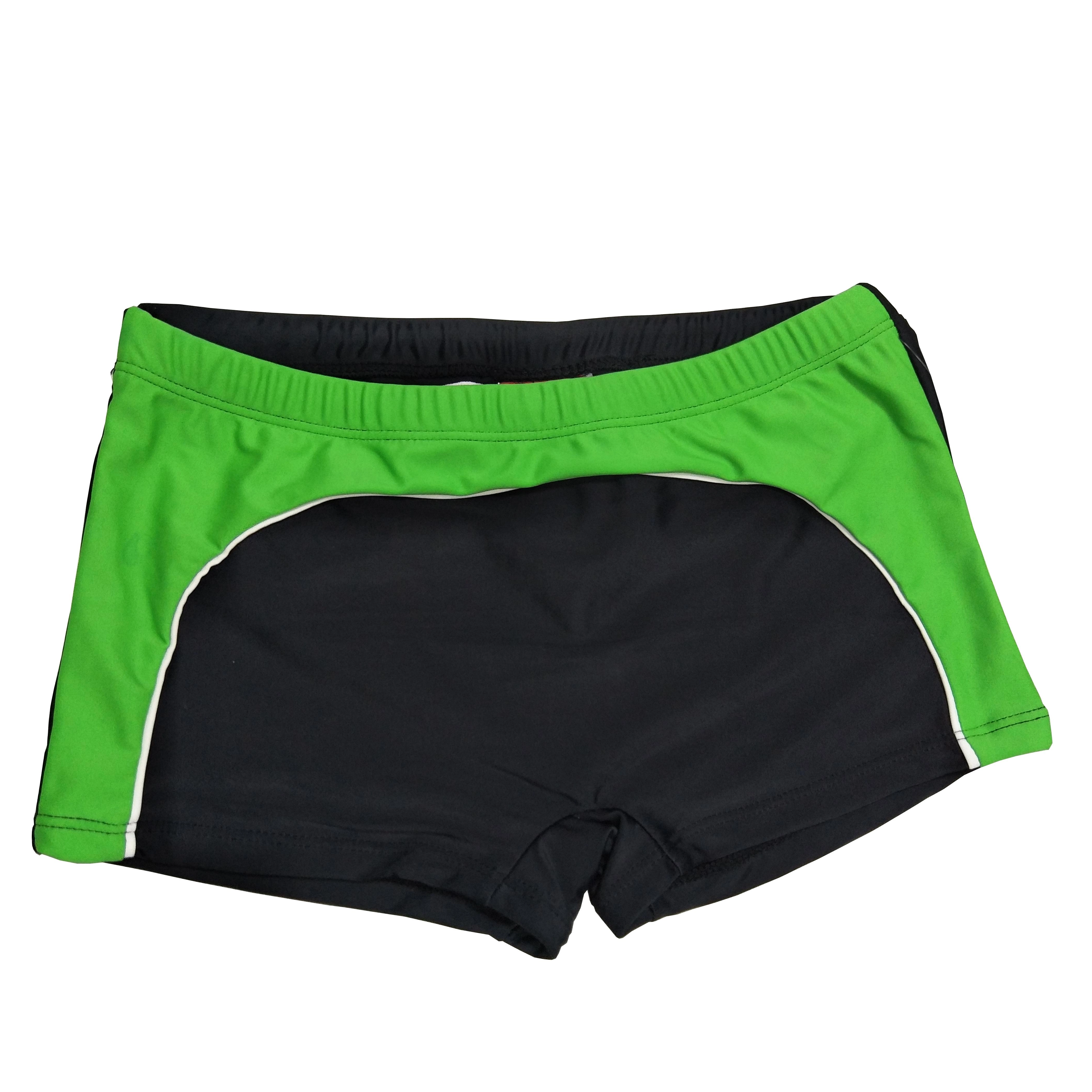 Calção de banho para meninos com estampa sólida, roupa de banho para praia