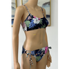 Biquíni feminino, maiô de duas peças, roupa de praia, bandeau com pedidos OEM AOP aceitos