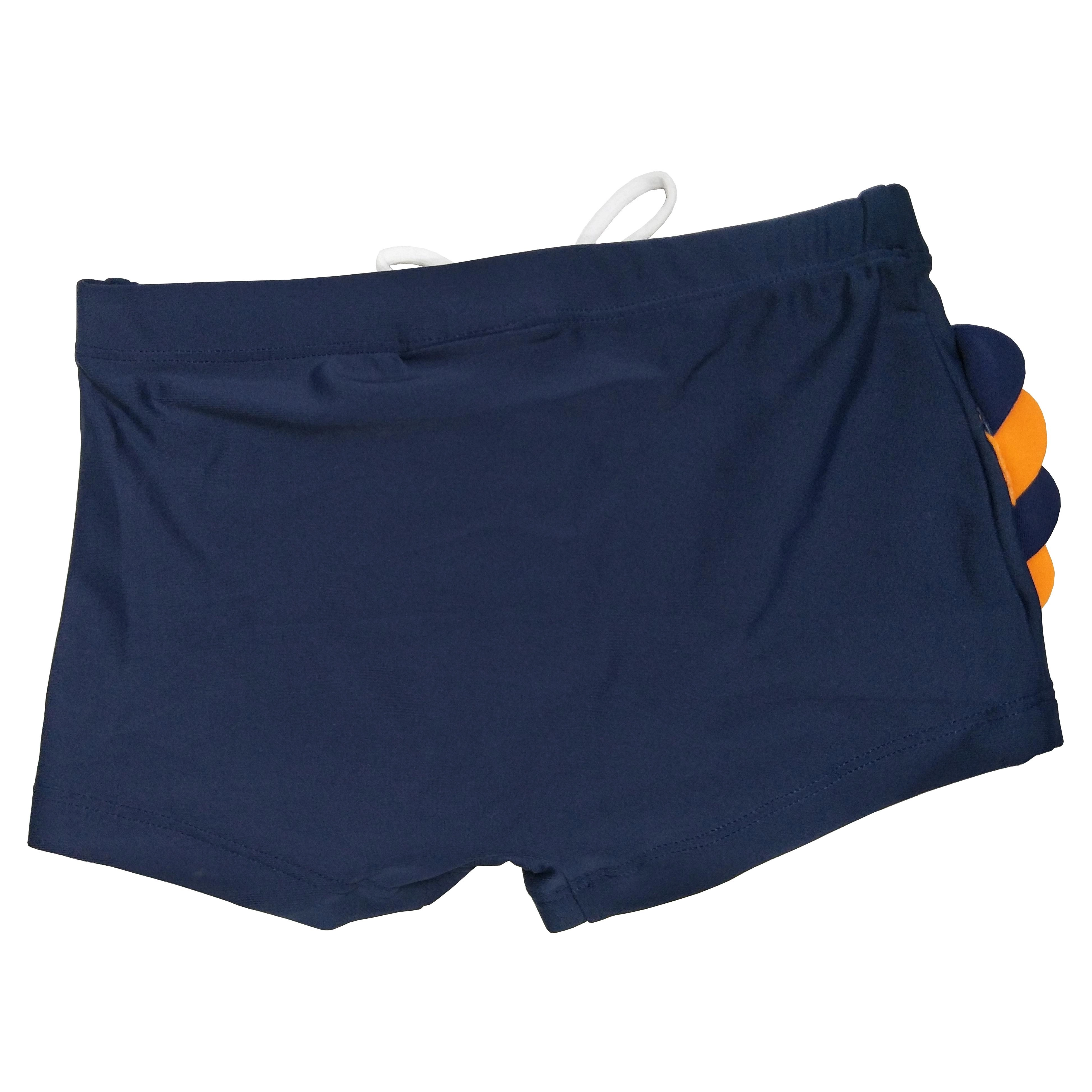 Calção de banho para meninos com bordado, roupa de banho para praia