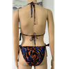 Maiô de biquíni feminino de duas peças, roupa de praia com pedidos OEM AOP aceitos