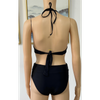 Biquíni feminino, maiô de duas peças, roupa de praia, malha, frente, sólido, pedidos oem aceitos