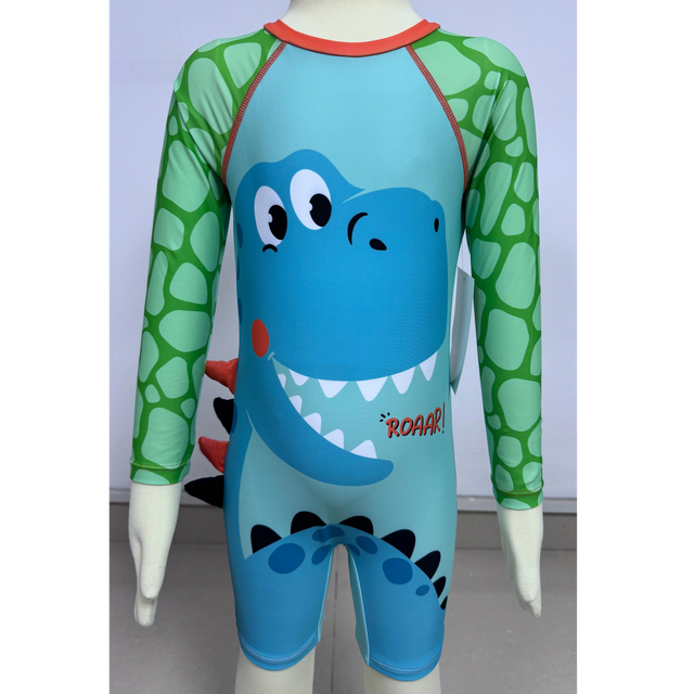  Maiô infantil Rashguard infantil aop manga comprida com zíper frontal personalizado disponível