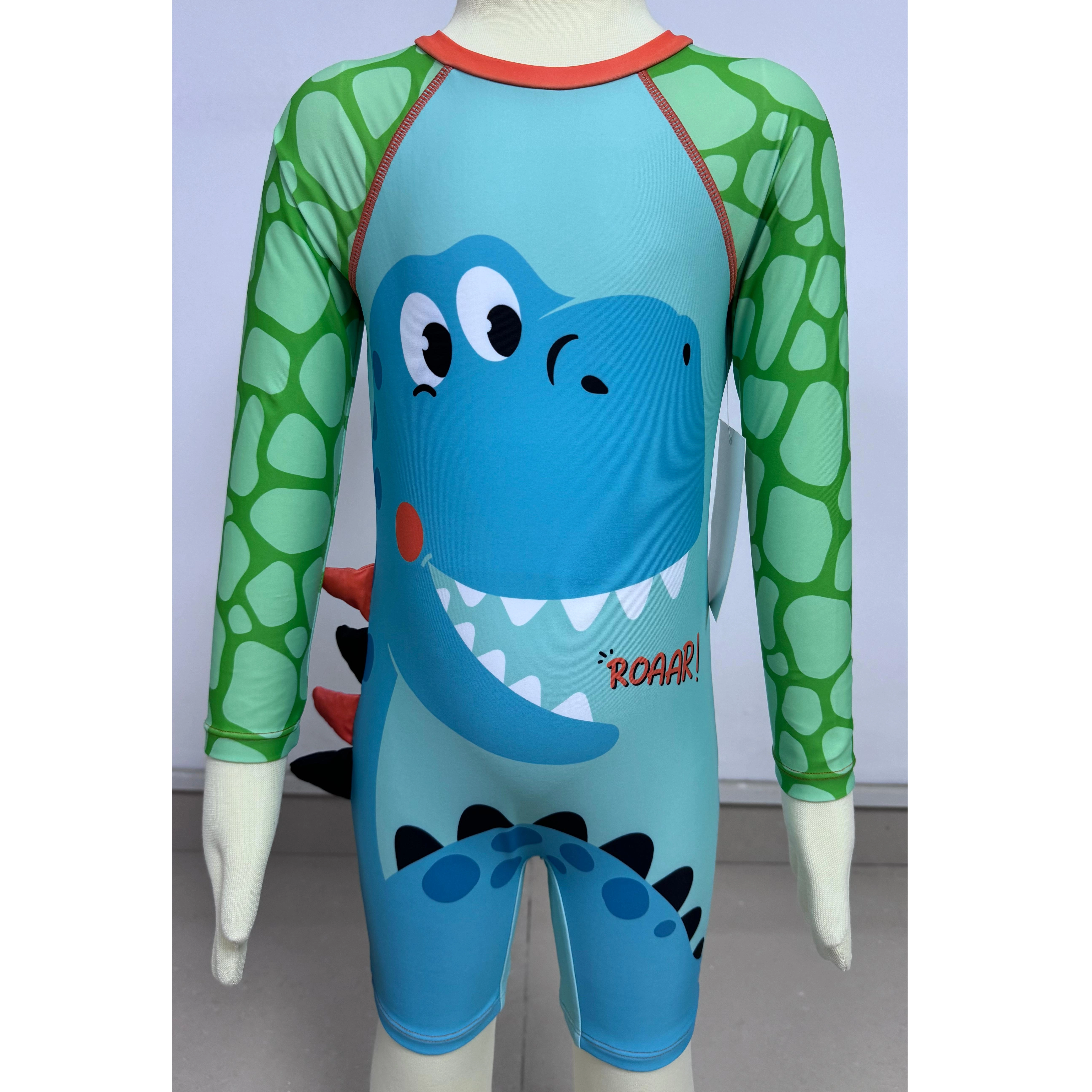  Maiô infantil Rashguard infantil aop manga comprida com zíper frontal personalizado disponível