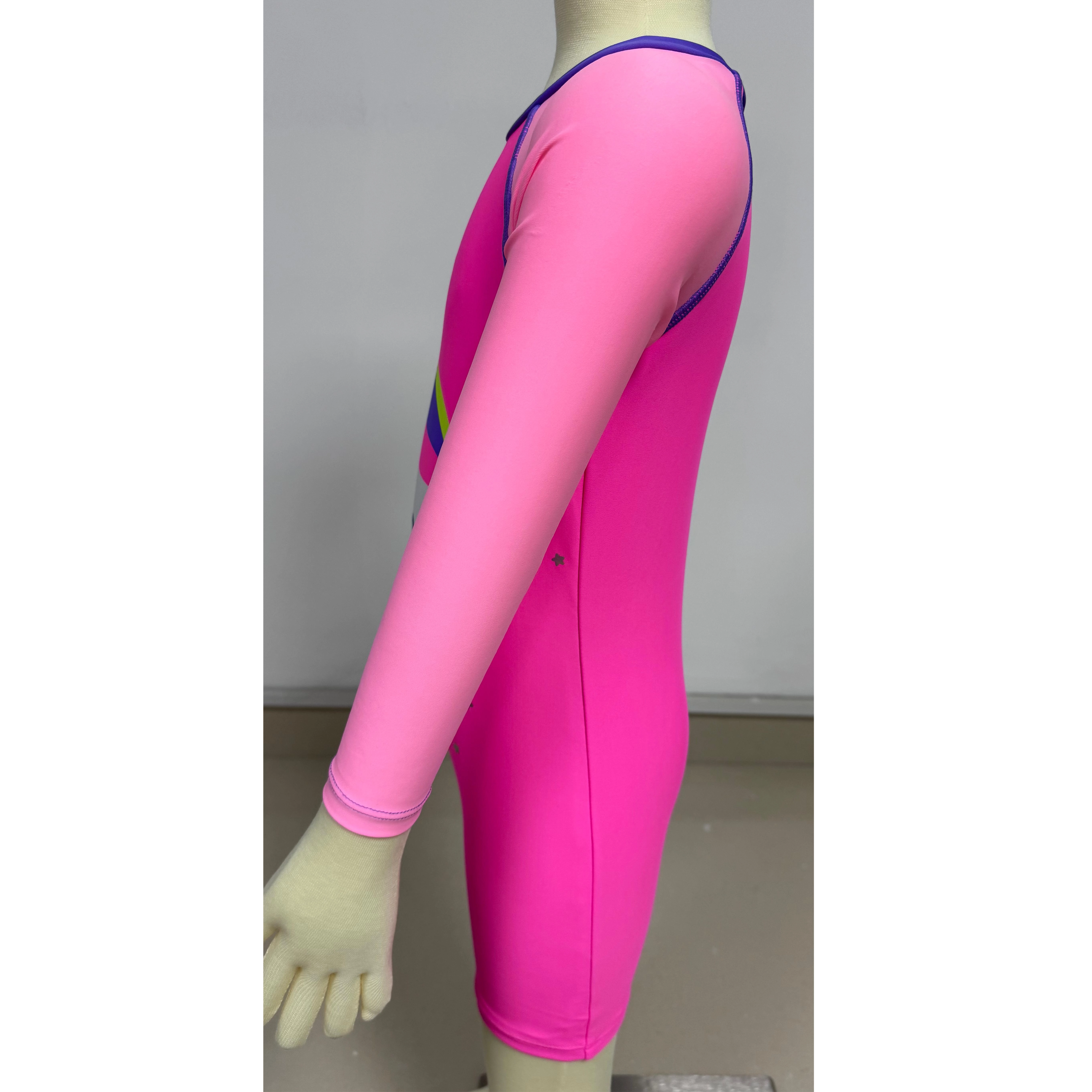  Maiô infantil Rashguard infantil aop com zíper traseiro personalizado disponível