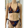 Maiô de biquíni feminino de duas peças, roupa de praia com pedidos OEM AOP aceitos