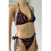 Maiô de biquíni feminino de duas peças, roupa de praia com pedidos OEM AOP aceitos