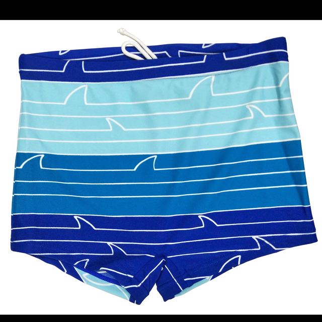Sunga masculina com estampa listrada, roupa de banho para praia