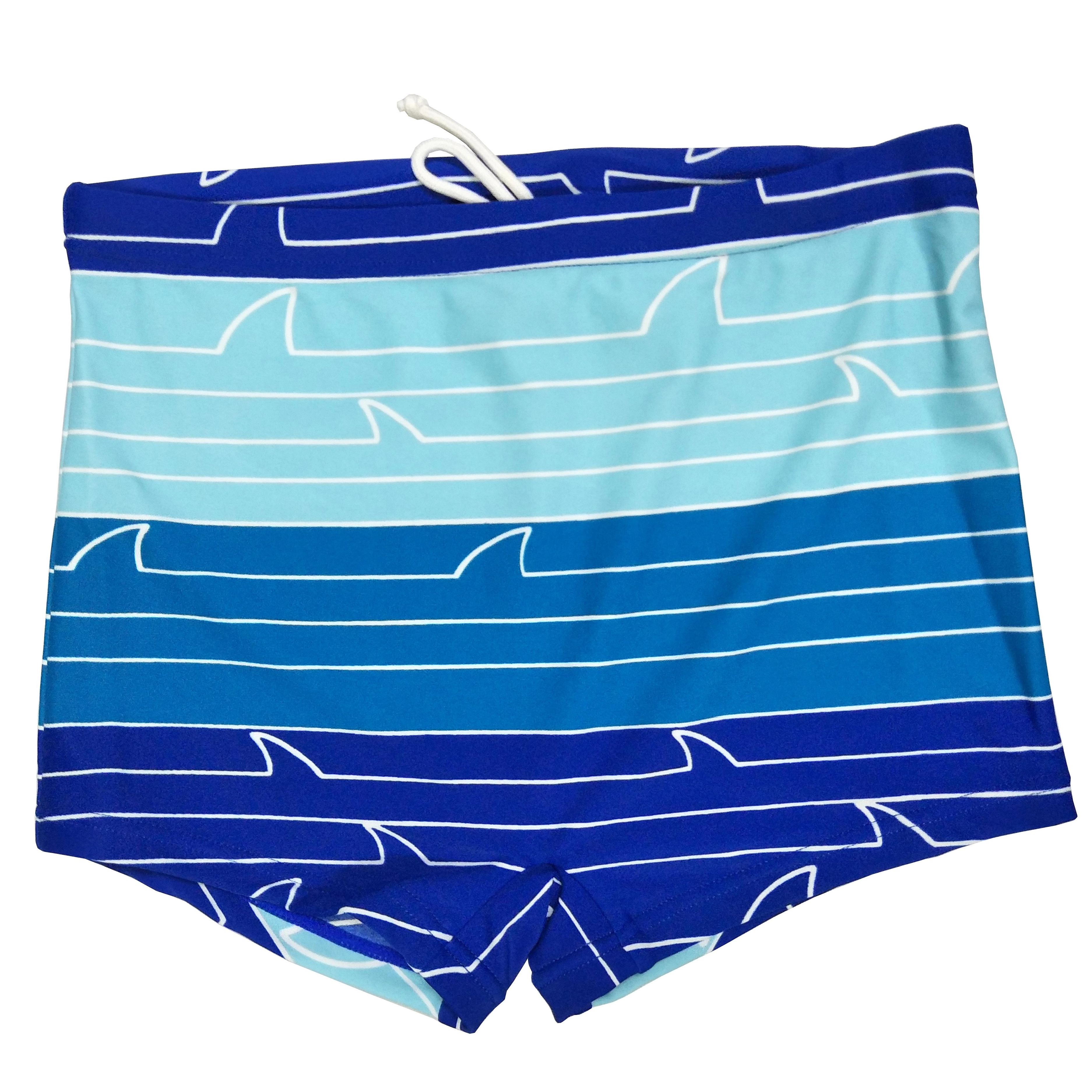 Sunga masculina com estampa listrada, roupa de banho para praia
